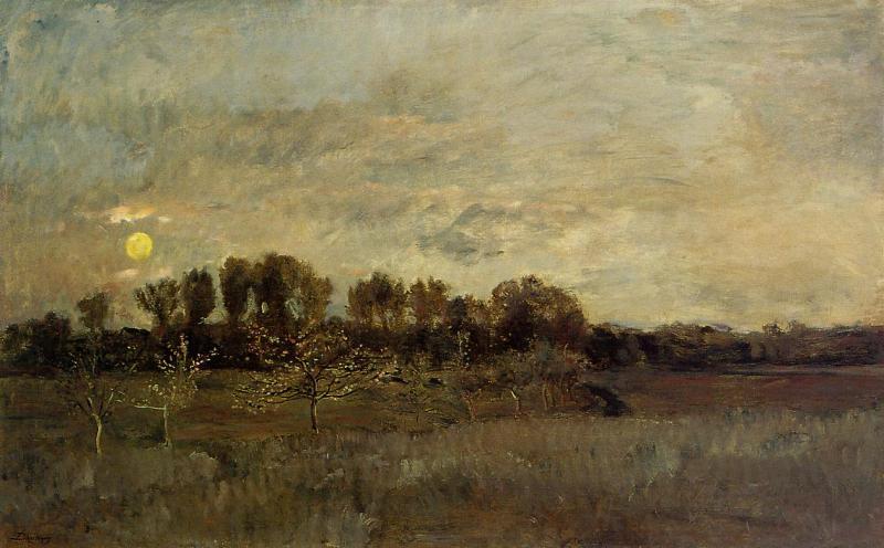 Charles-Francois Daubigny Orchard at Sunset France oil painting art